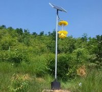 山區(qū)農(nóng)用太陽能殺蟲燈的應用